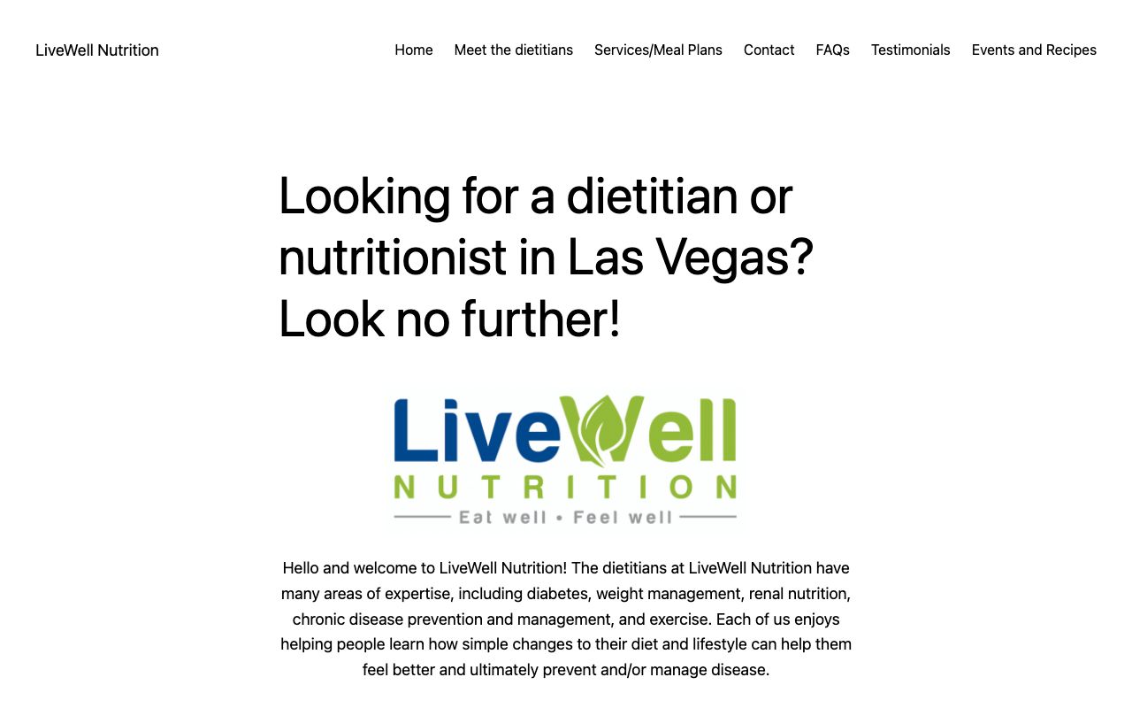 LiveWell Nutrition