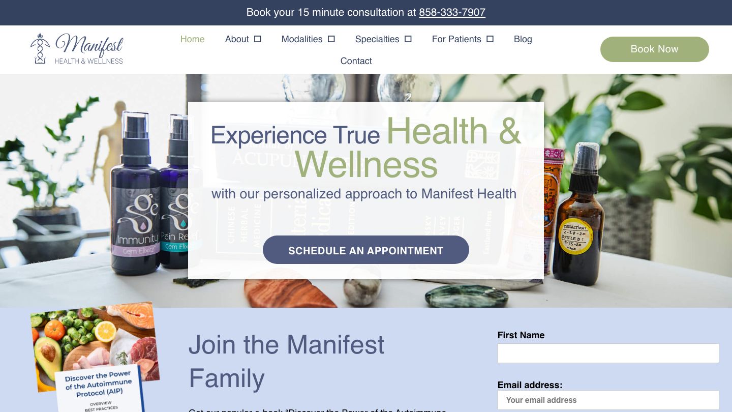Manifest Health & Wellness - Affordable Functional Medicine
