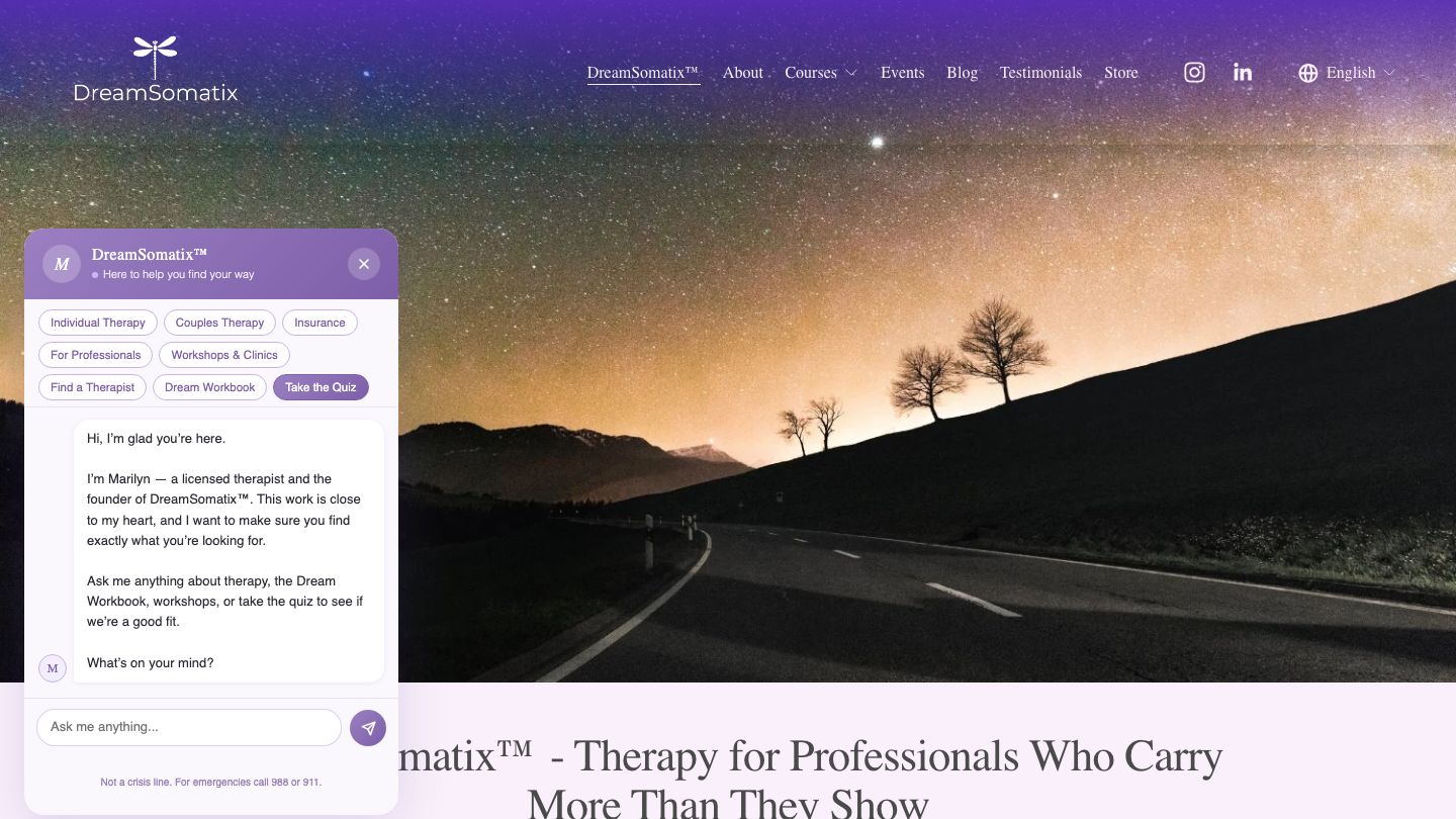 Marilyn D. Manzi: Psychosomatic Wellness Center