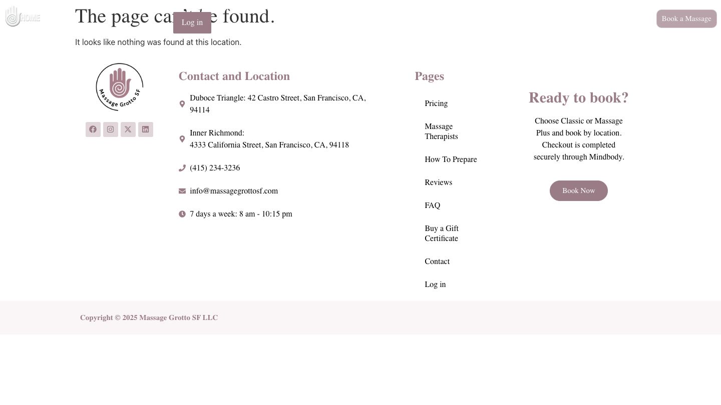 Massage Grotto SF - Duboce Triangle