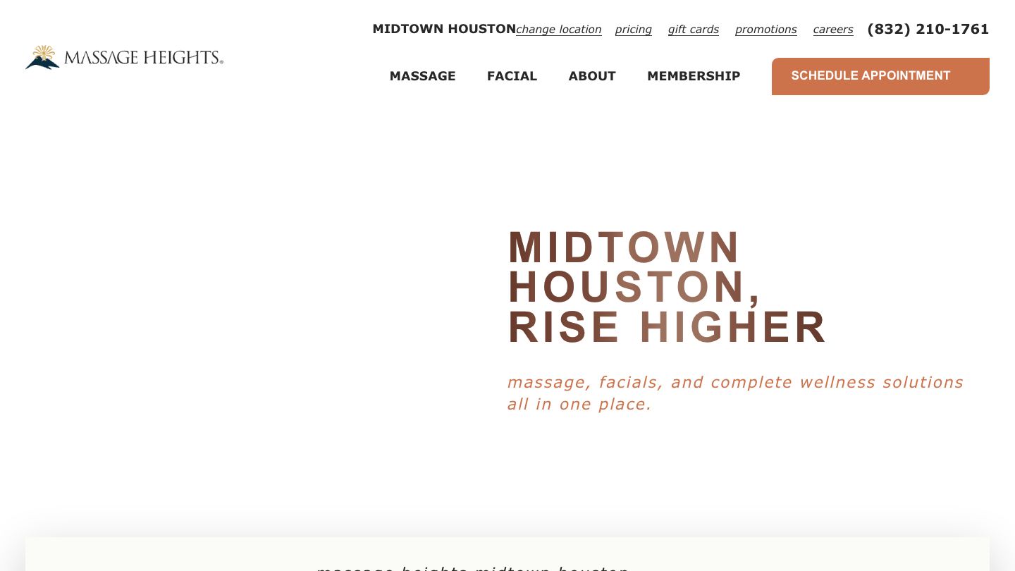 Massage Heights Midtown Houston