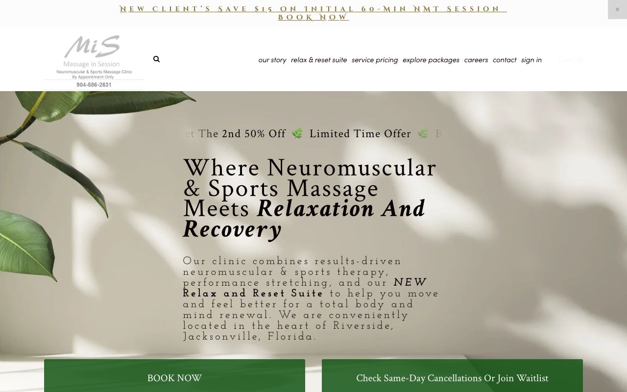 Massage in Session, Inc.