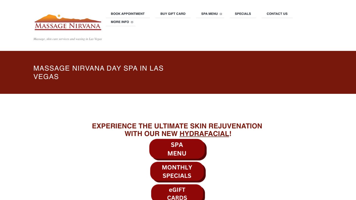 Massage Nirvana Day and Medi Spa