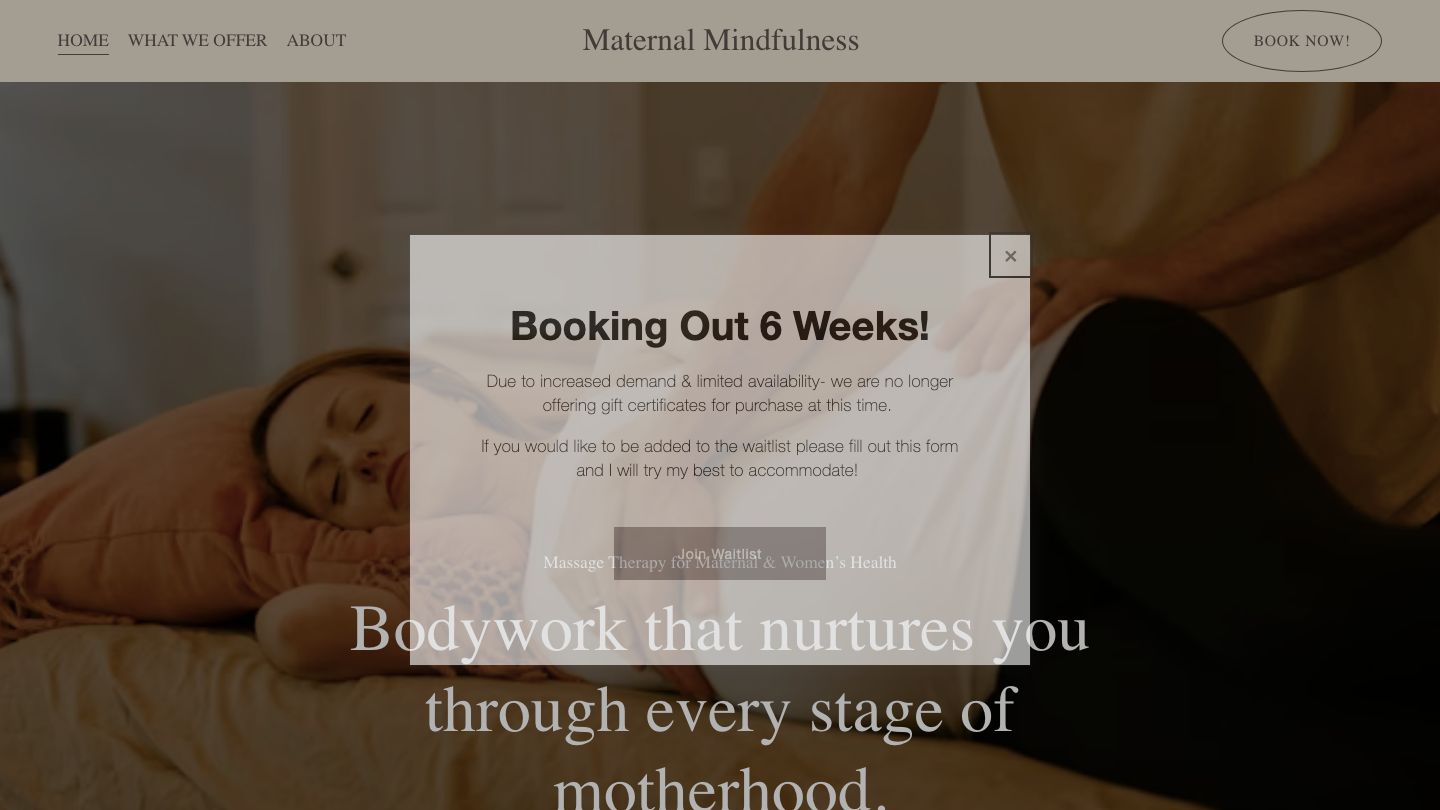 Maternal Mindfulness: Pregnancy and Postpartum Massage Therapy & Yoga