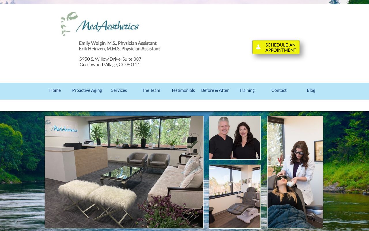 MedAesthetics, Emily Wolgin, PA-C and Erik Heinzen PA-C