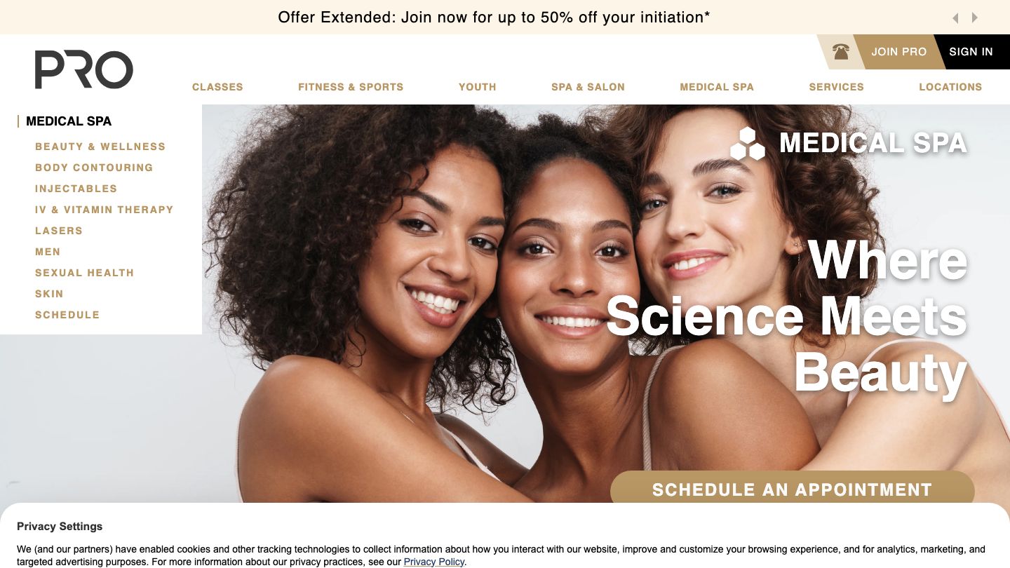 Medical Spa at PRO Club