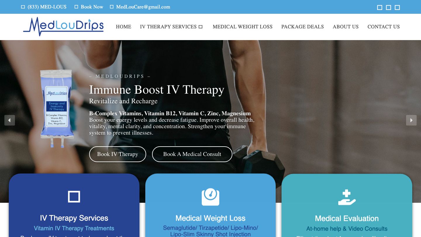 MedLou Drips | Mobile IV Drips Therapy & Medical Weight Loss