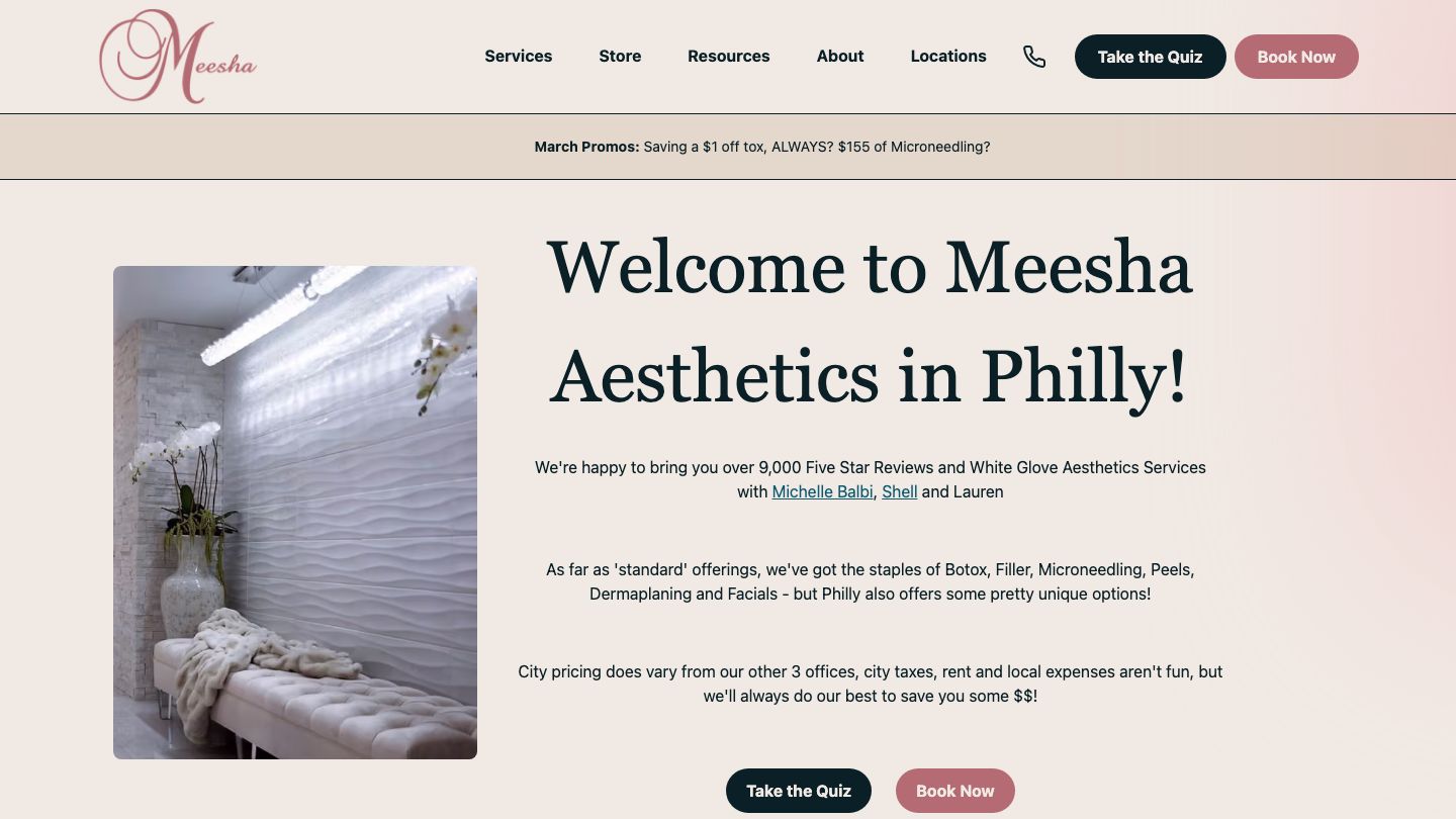 Meesha Aesthetics In Philly