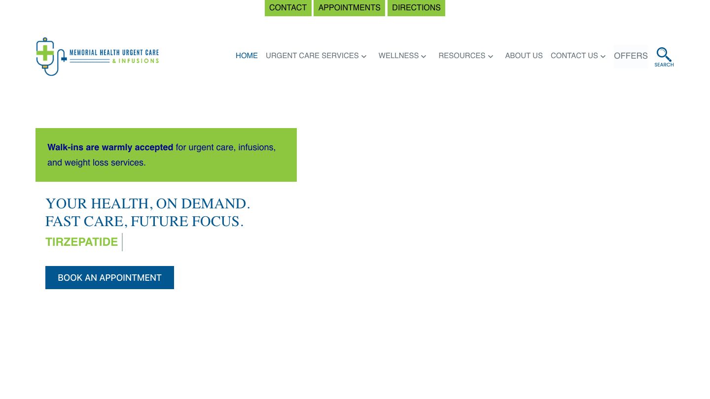 Memorial Health Urgent Care & Infusions