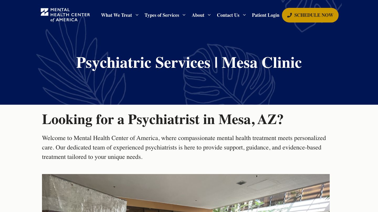 Mental Health Center of America | Mesa