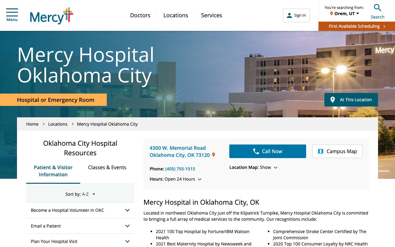 Mercy Hospital Oklahoma City