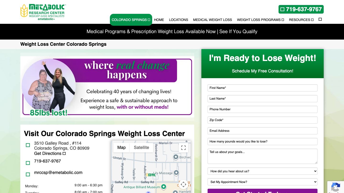 Metabolic Research Center | Colorado Springs