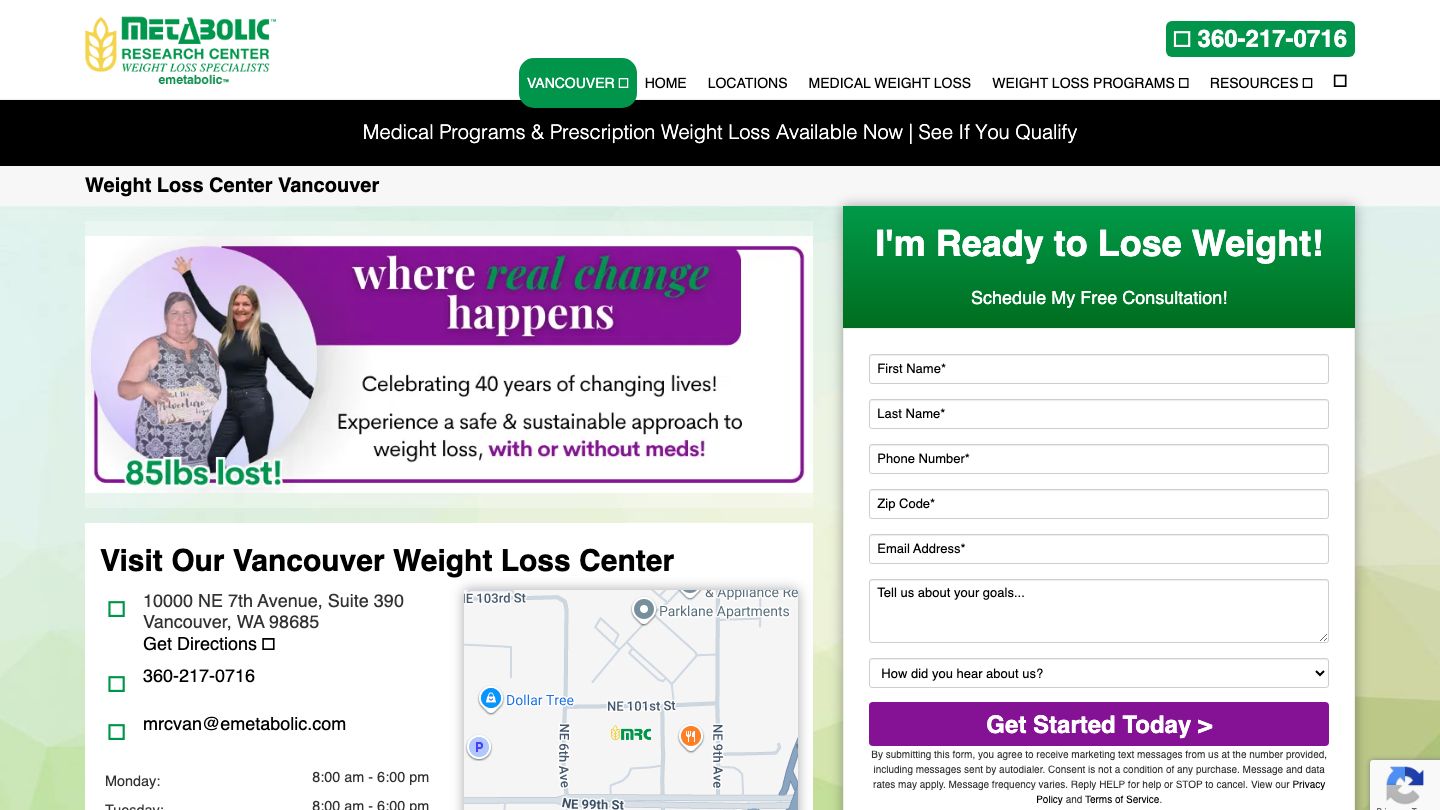 Metabolic Research Center | Vancouver