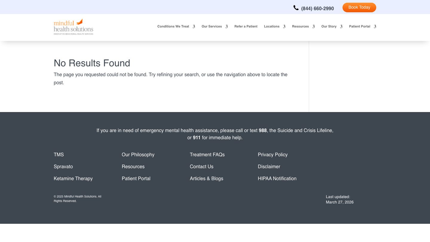 Mindful Health Solutions - TMS - Spravato Treatment - Oakland