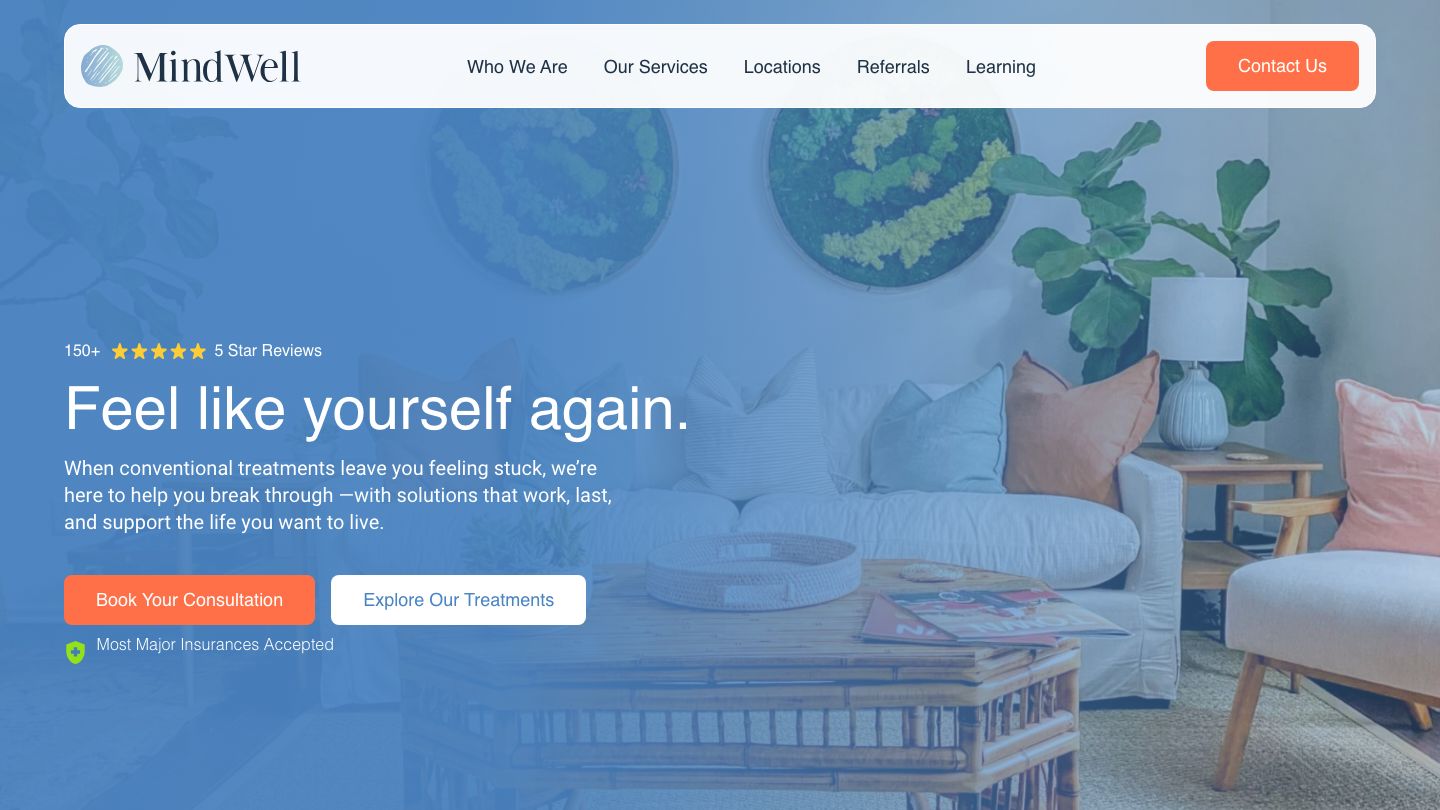 MindWell Health Charlotte (SouthPark) - Mental Health, Ketamine, and Spravato