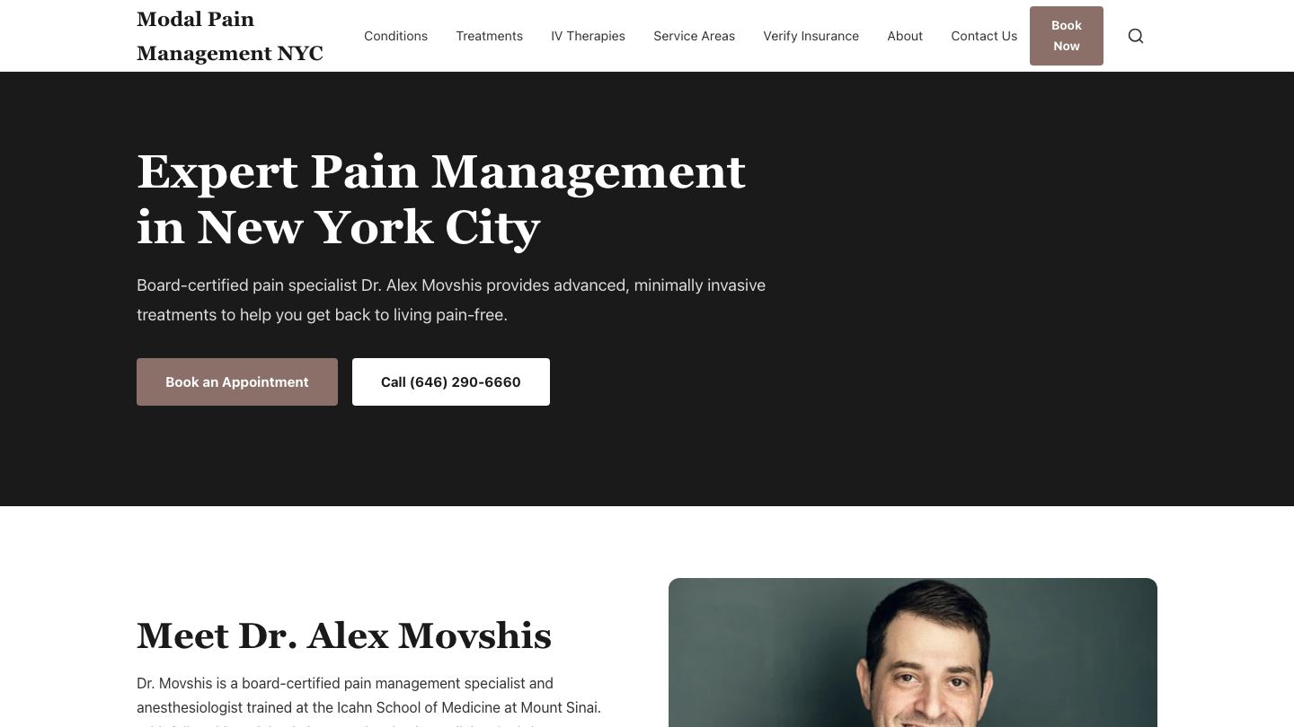 Modal Pain Management NYC