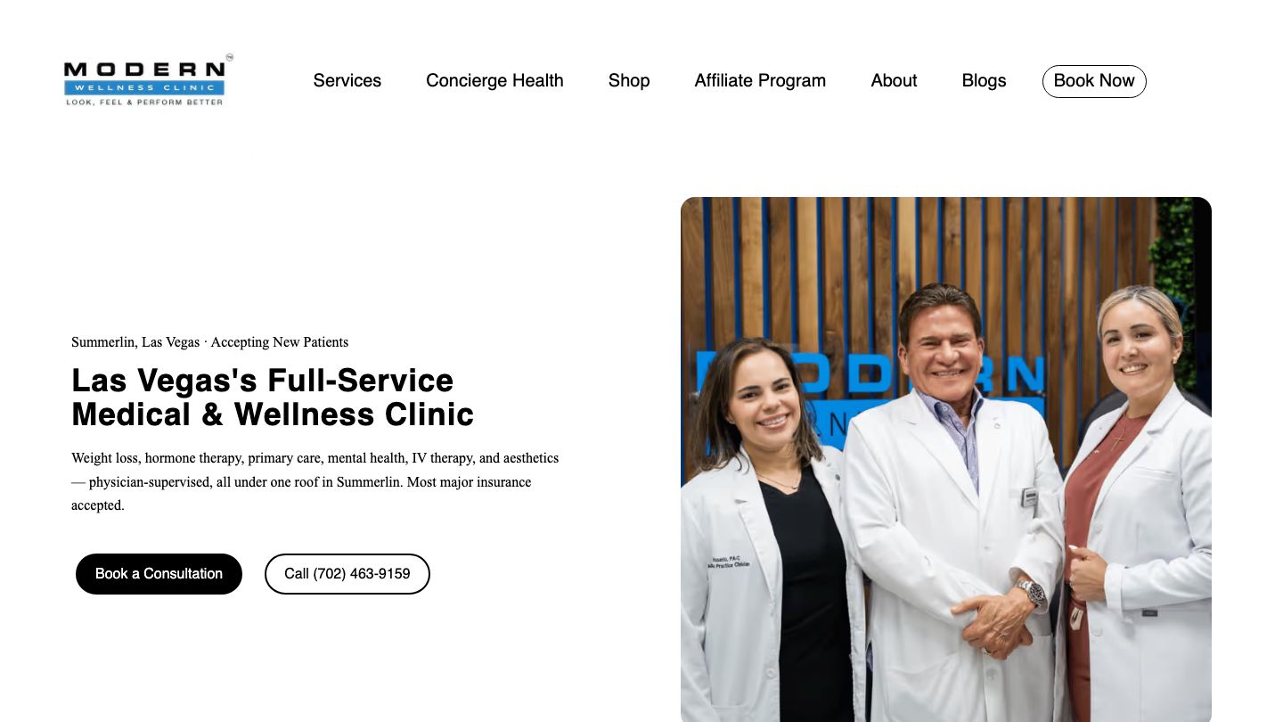 MODERN WELLNESS CLINIC