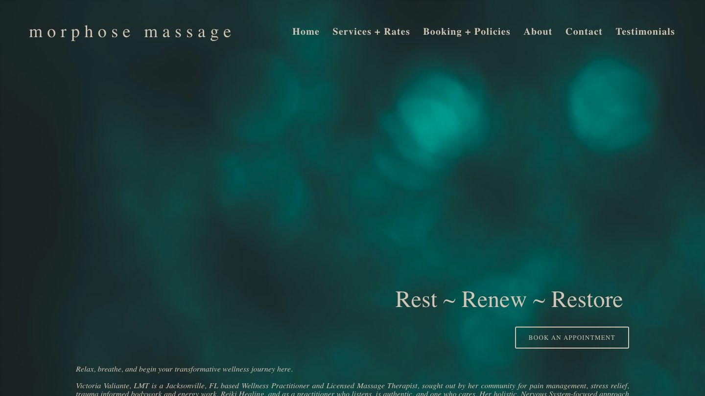 Morphose Massage and Healing Arts, LLC / Victoria Valiante, LMT