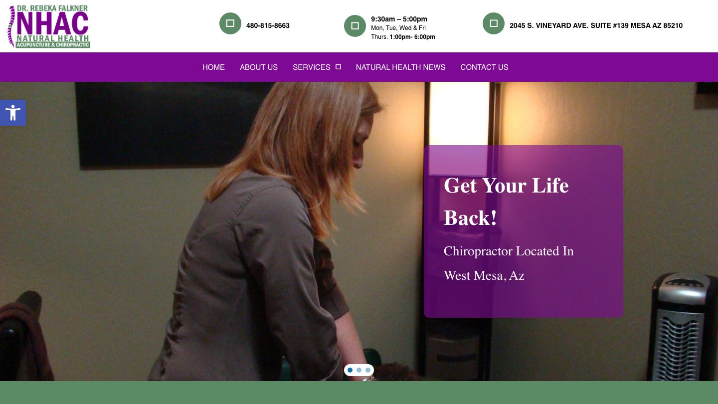 Natural Health Acupuncture & Chiropractic - Mesa, AZ