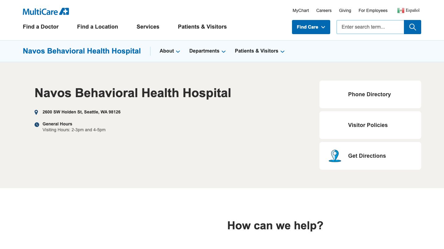 Navos Behavioral Health Hospital