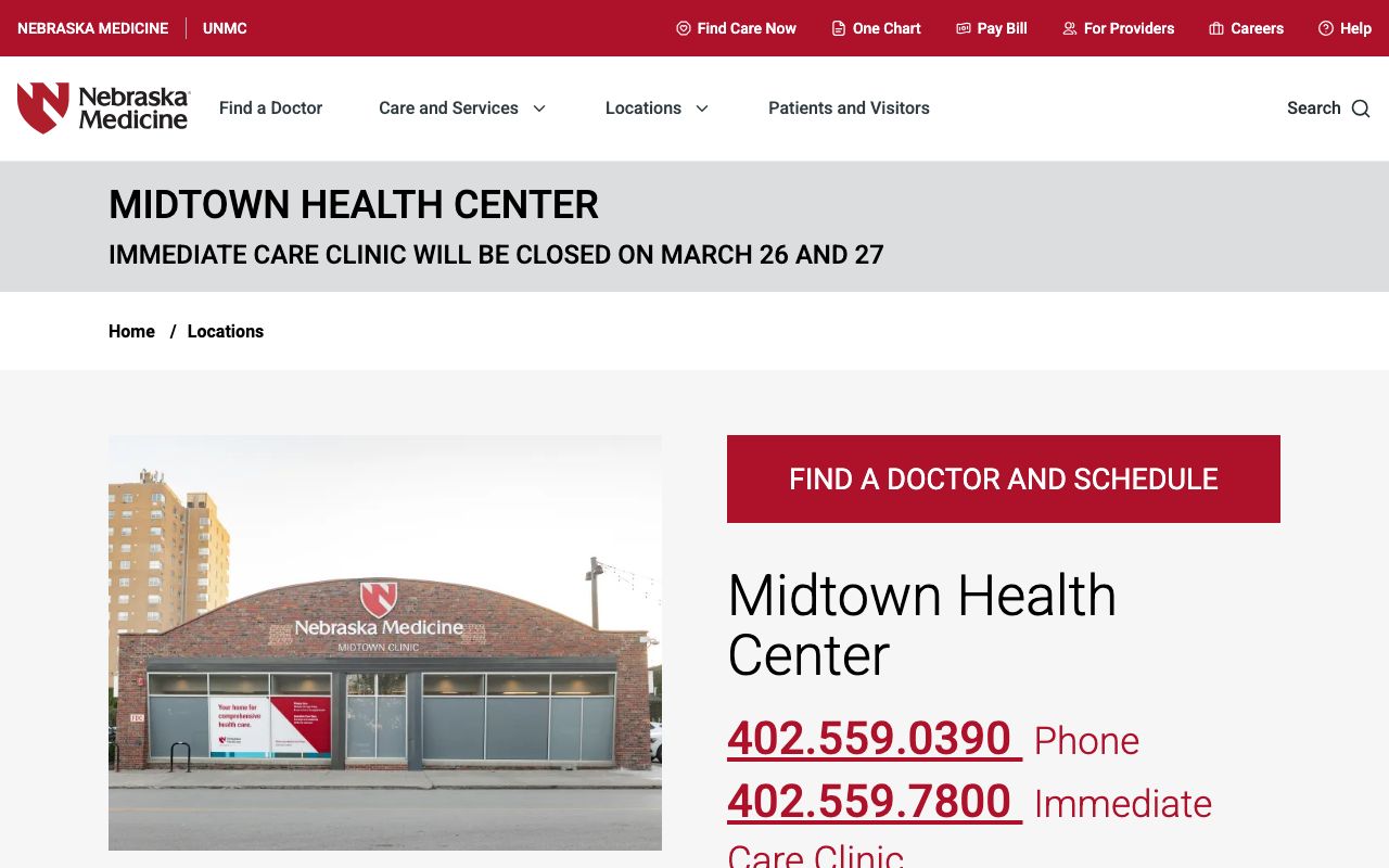 Nebraska Medicine Midtown Health Center