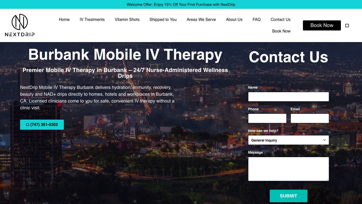 NextDrip Mobile IV Therapy of Burbank