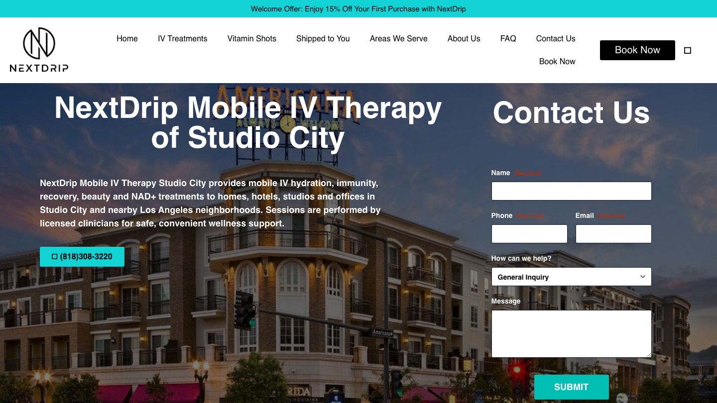 NextDrip Mobile IV Therapy of Studio City