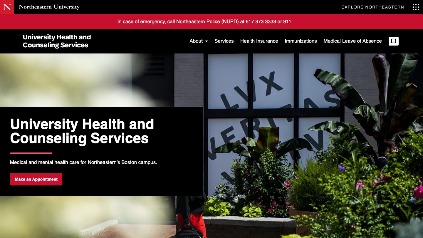 Northeastern University Health and Counseling Services