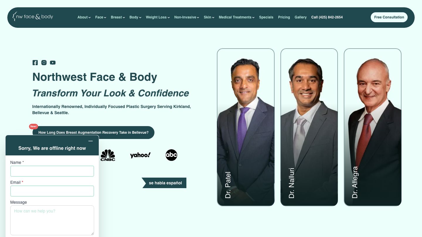 Northwest Face & Body