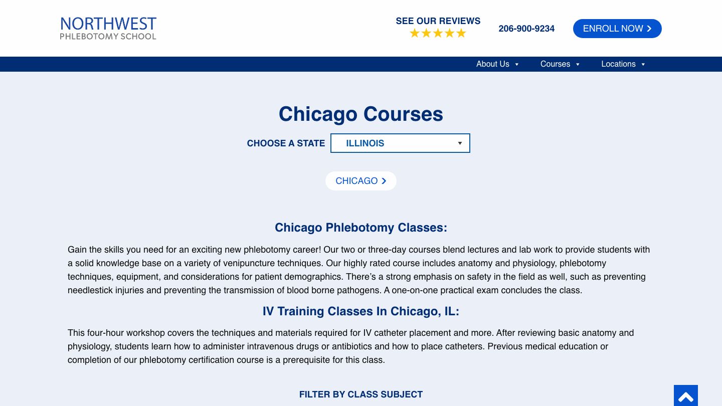 Northwest Phlebotomy School Chicago