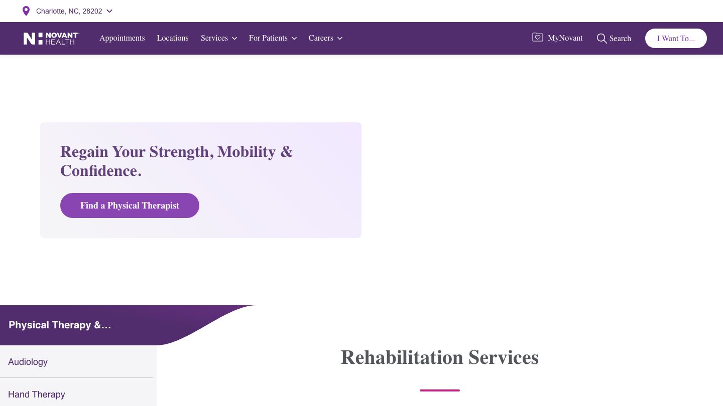 Novant Health Rehabilitation Center - Midtown