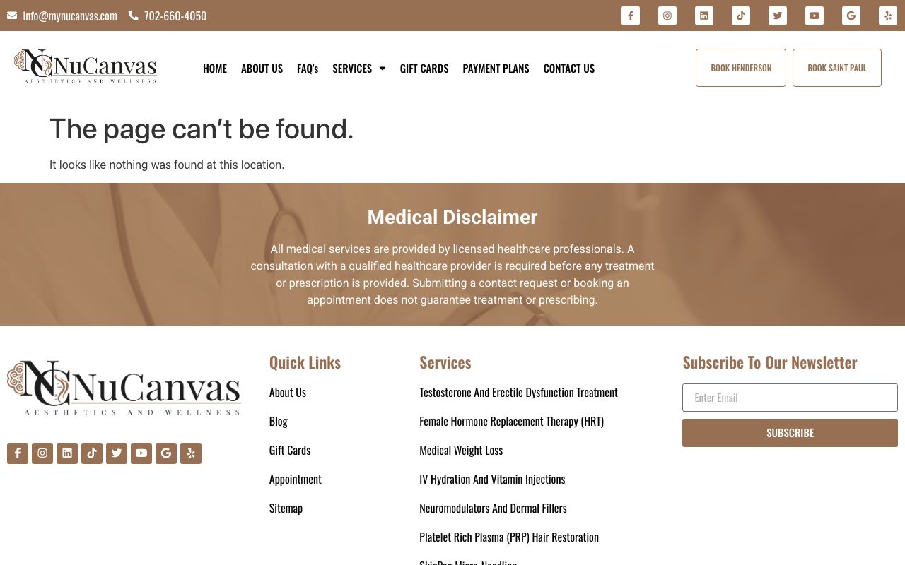 NuCanvas Aesthetics and Wellness Center