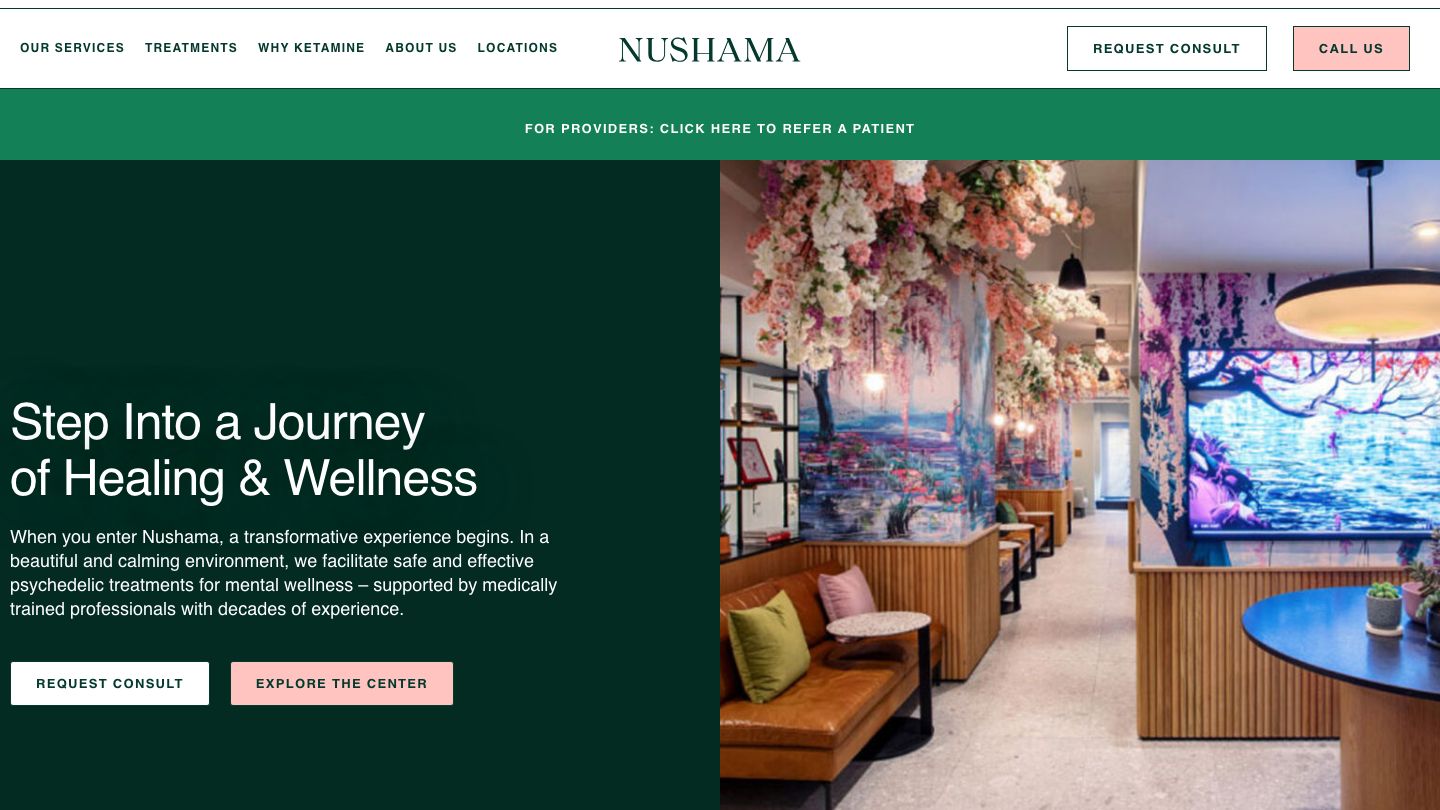 Nushama Wellness Center | Ketamine Therapy NYC | Spravato