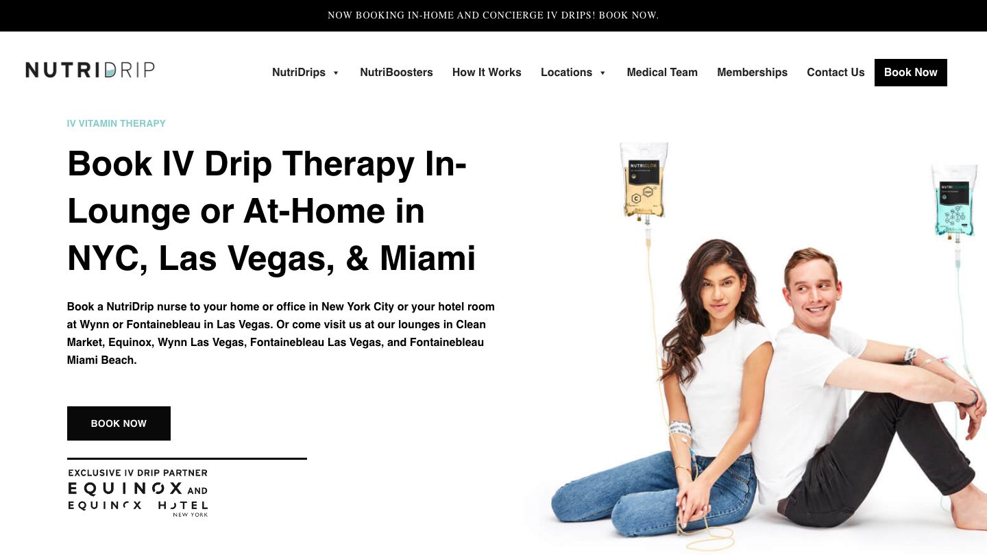 NutriDrip at Fontainebleau Las Vegas