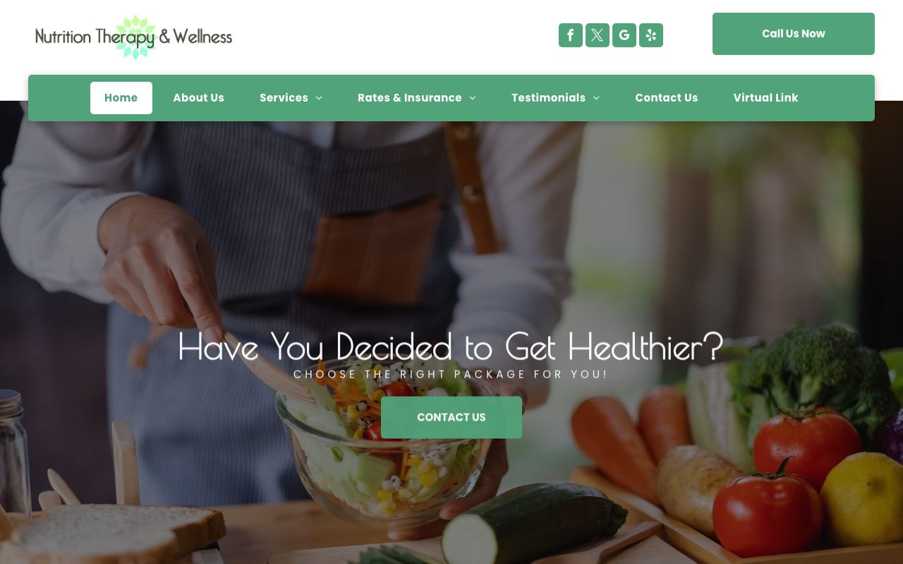 Nutrition Therapy And Wellness