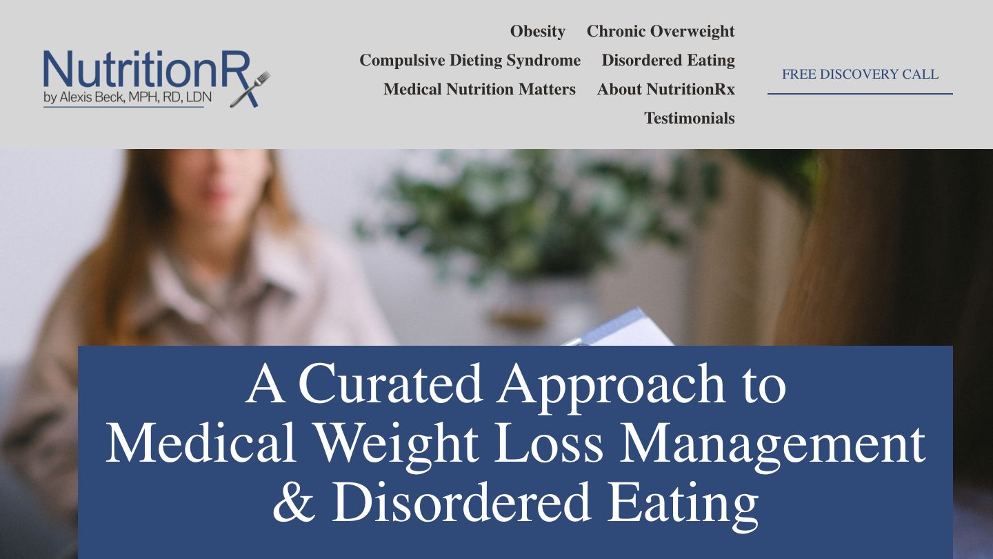 NutritionRx by Alexis Beck, MPH, RD LDN