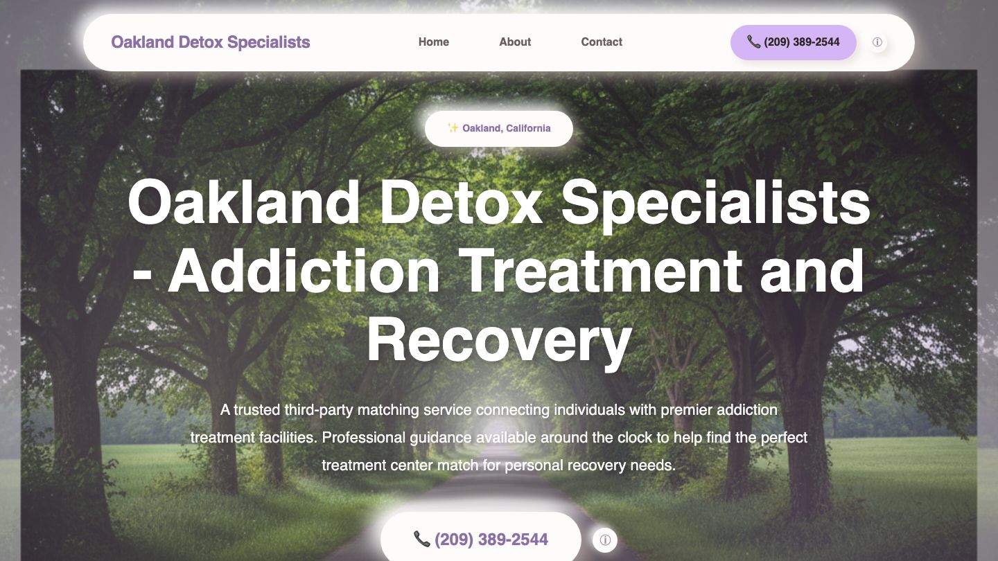 Oakland Detox Specialists - Addiction Treatment and Recovery
