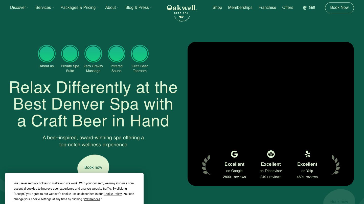 Oakwell Beer Spa Highlands Ranch