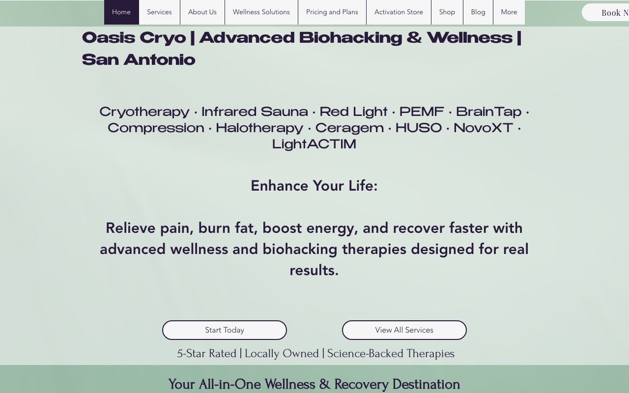 Oasis Cryo and Health Spa