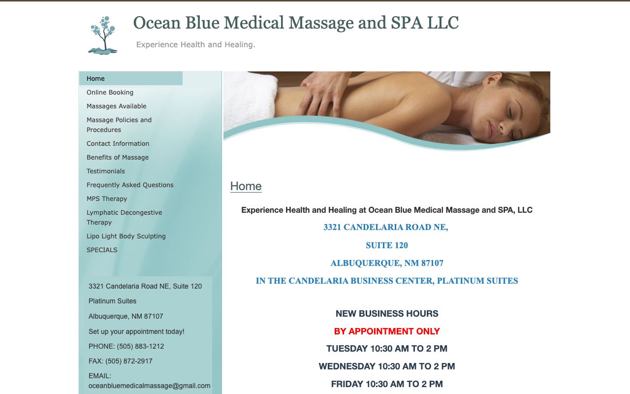 Ocean Blue Medical Massage and Spa, LLC