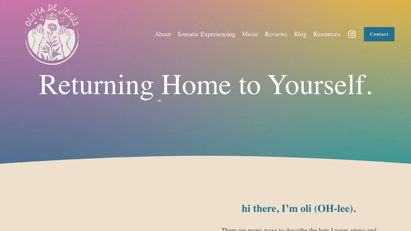 Olivia De Jesús Somatics & Music