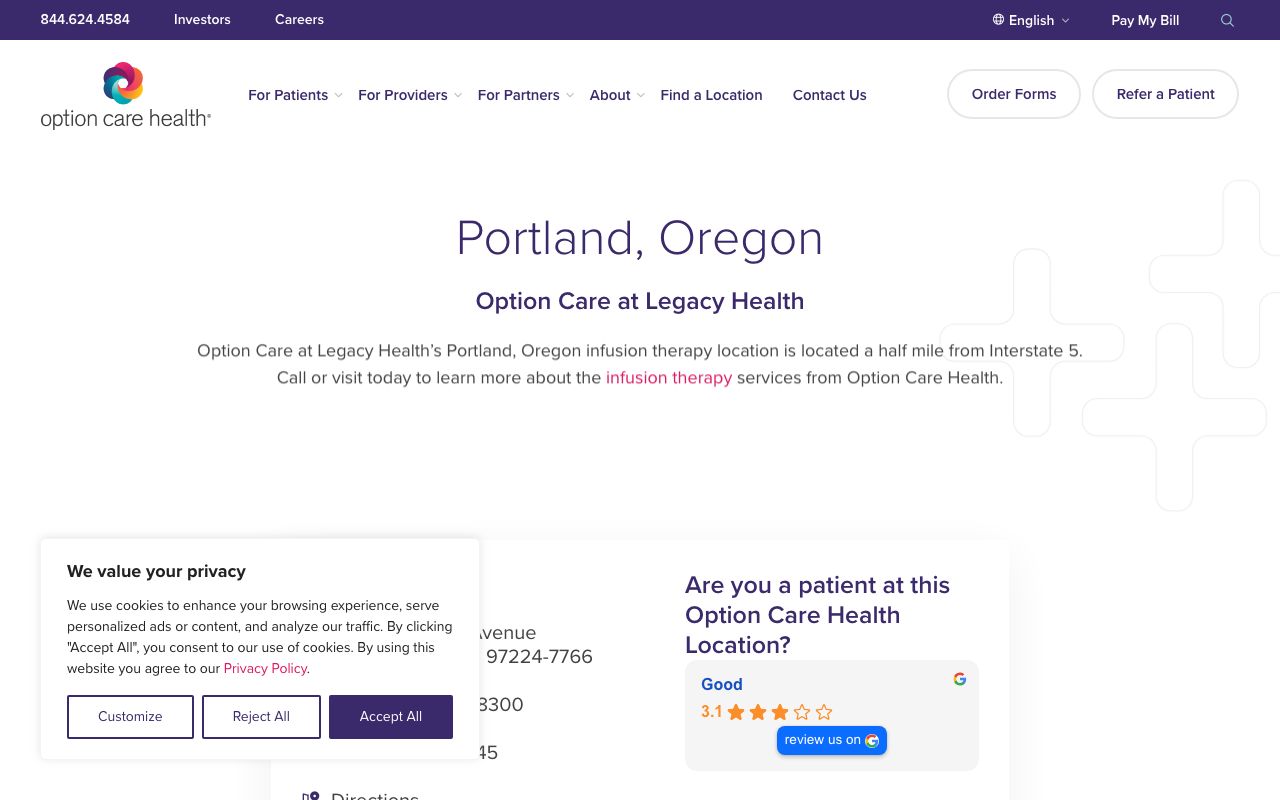 Option Care at Legacy Health