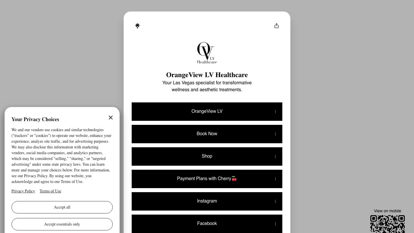 Orangeview Las Vegas Healthcare | Luxury Medical Spa & Wellness Clinic