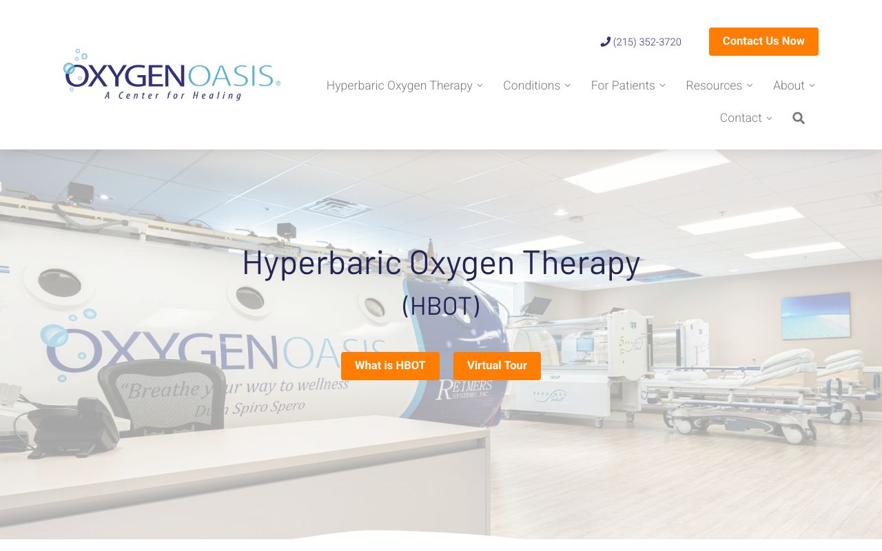 Oxygen Oasis Hyperbaric Wellness Center