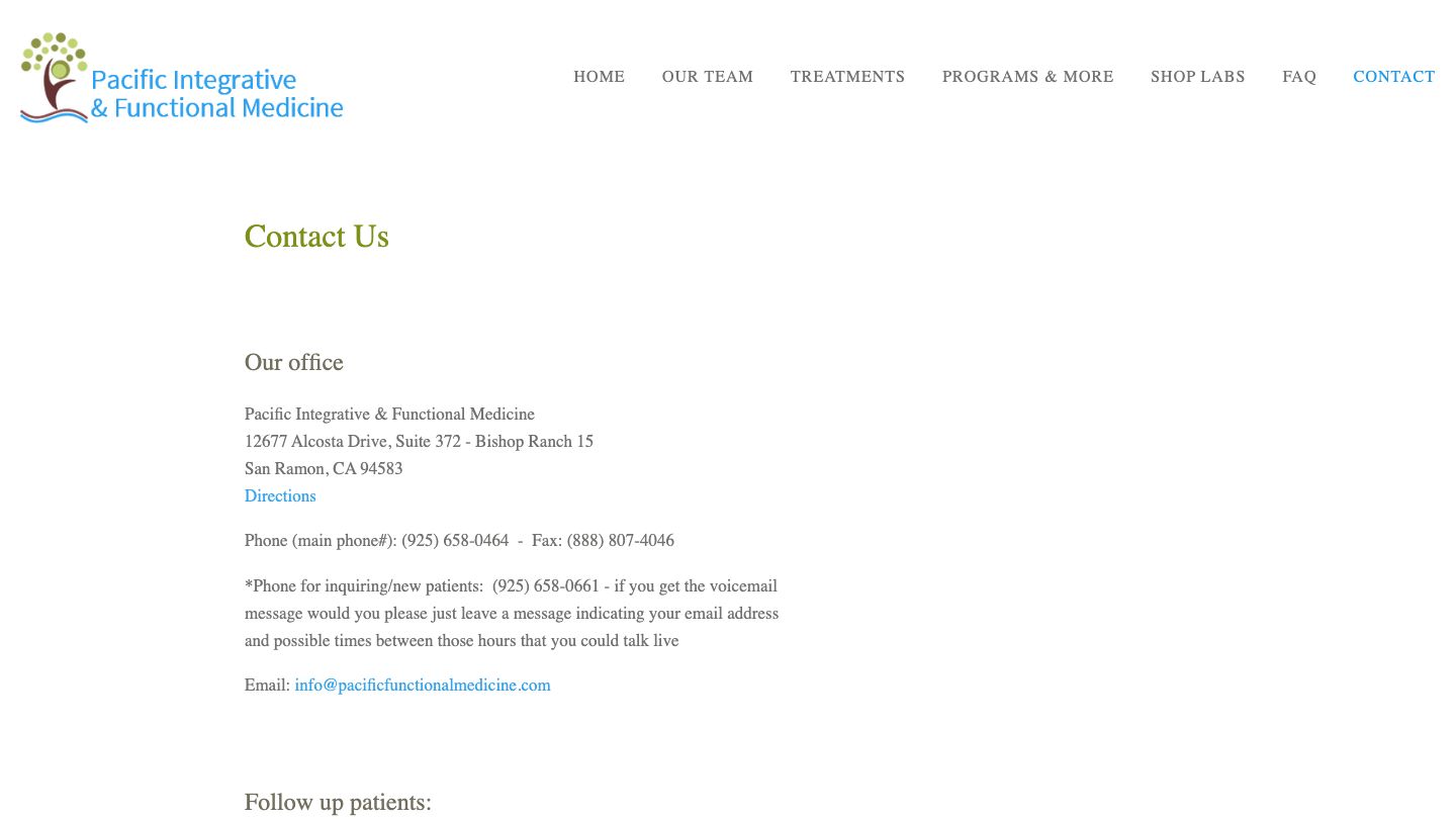 Pacific Integrative & Functional Medicine