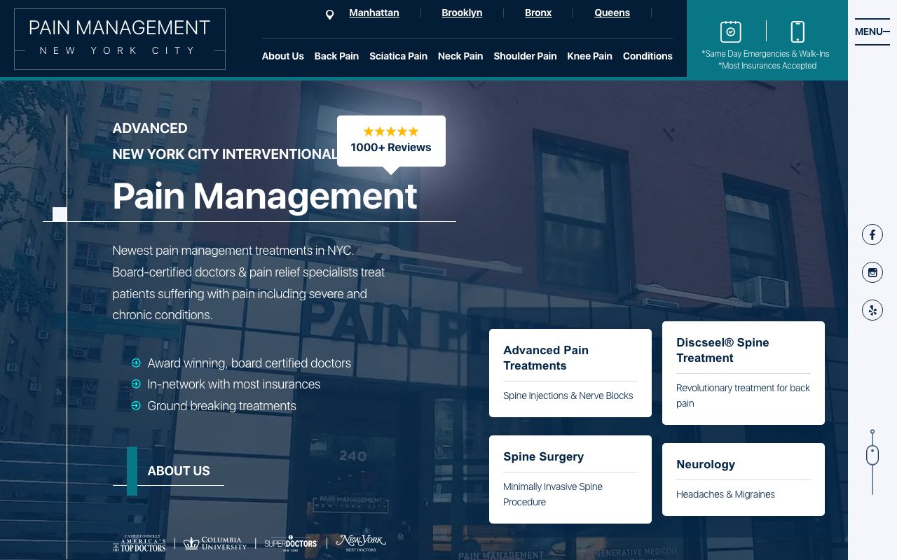 Pain Management NYC