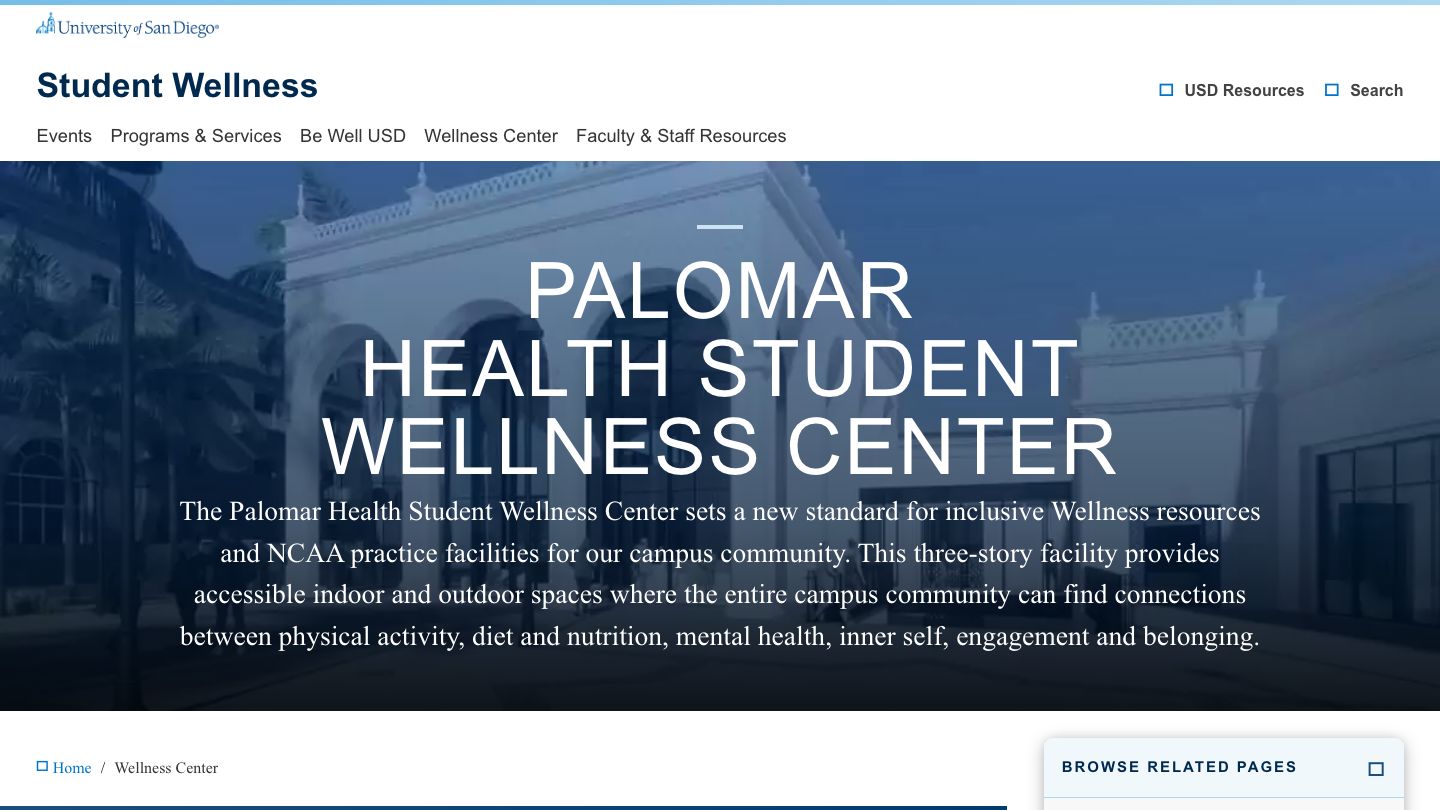 Palomar Health Student Wellness Center
