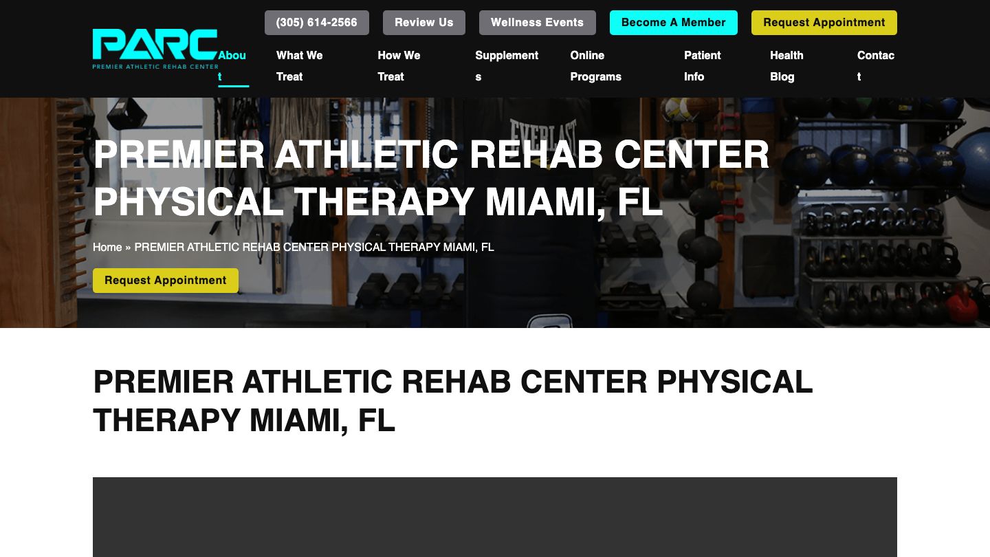 PARC- Premier Athletic Rehab Center