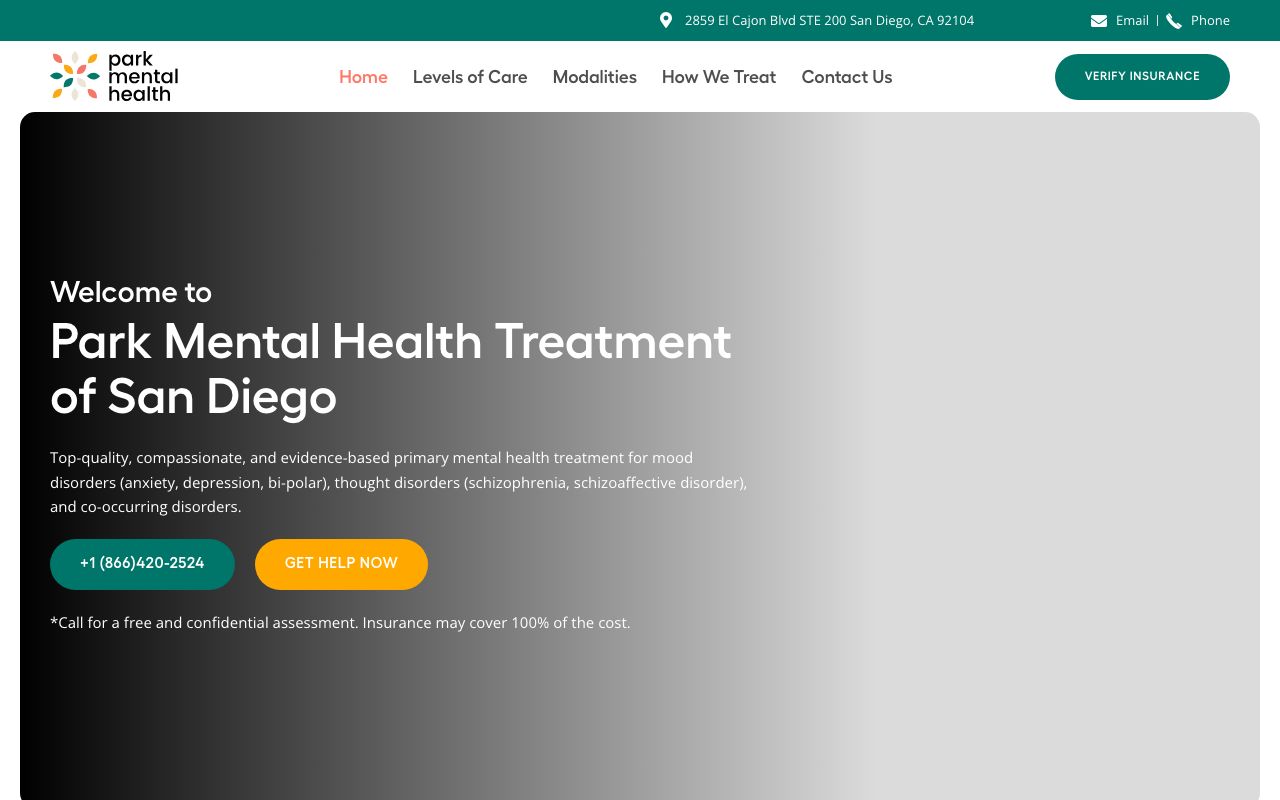 Park Mental Health Treatment of San Diego