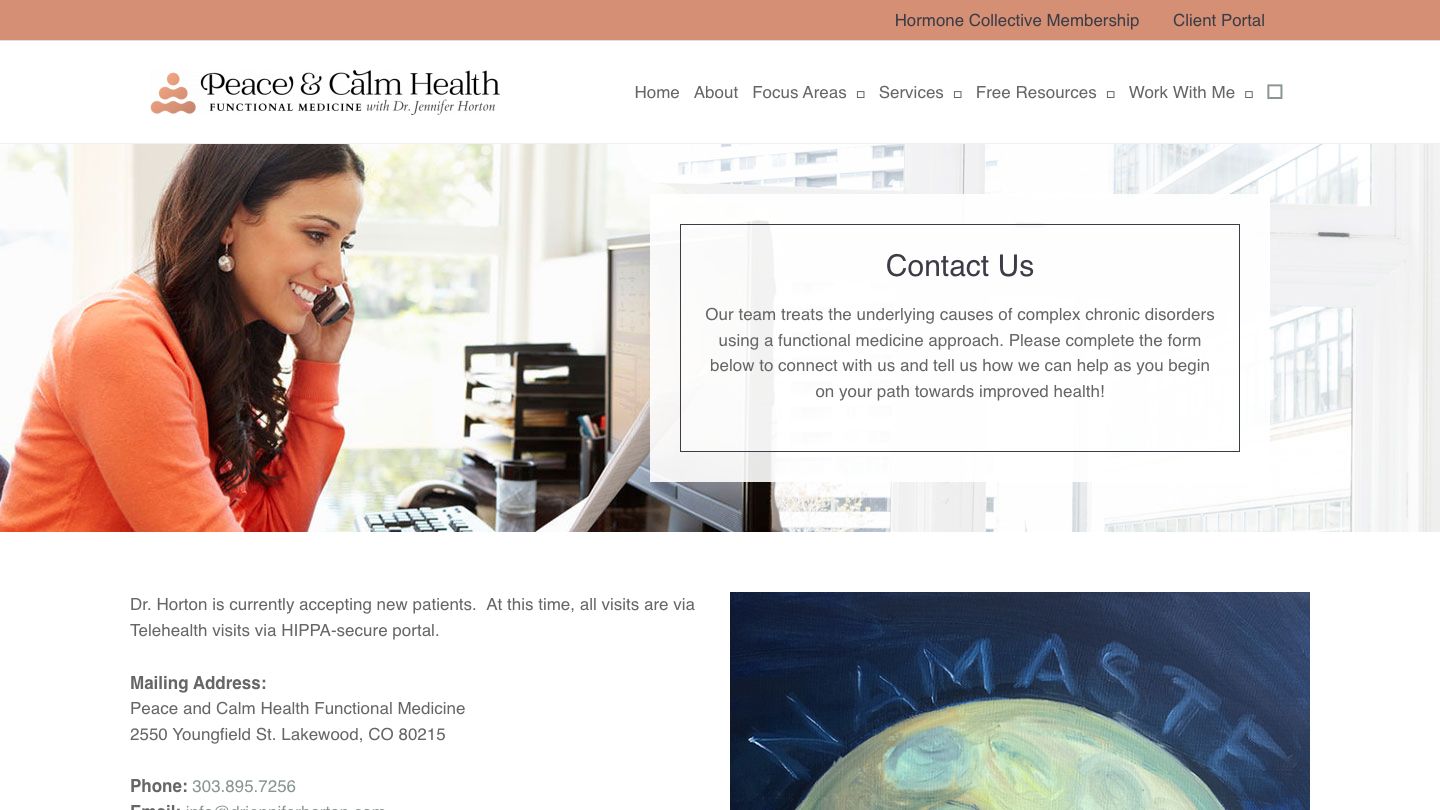 Peace and Calm Health Functional Medicine With Dr. Jennifer Horton